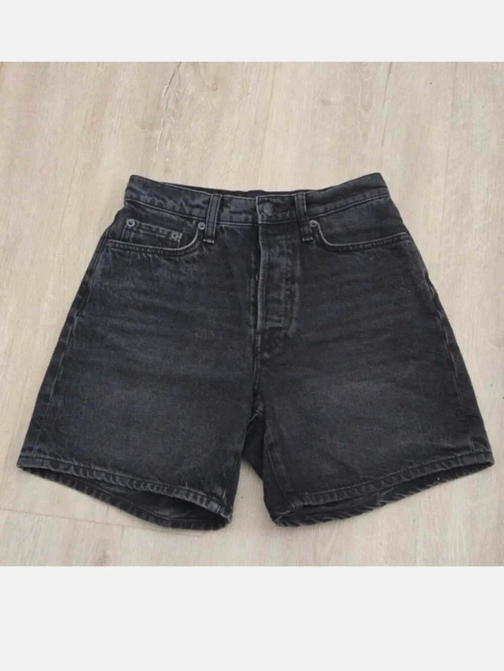 Rag & Bone Maya High Rise 6” Short in Black Modest Size 23